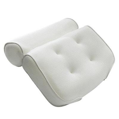 Cuscino da Bagno Cuscino da Vasca Idromassaggio Morbido Confortevole con Ventosa Antiscivolo Cuscino da Bagno in Rete 3D