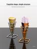Wrought Iron Jumbo Ice Cream Cone Display Stand for Milk Tea Shops