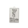 Dawapara Tarot Pendant for Necklaces Earings Suit of Pentacles Spiritual Jewelry Stainless Steel Charms for Jewelry Making