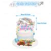 Theme Birthday Party Decoration Children's Birthday Flag Cake Inserted Pendant Party Layout