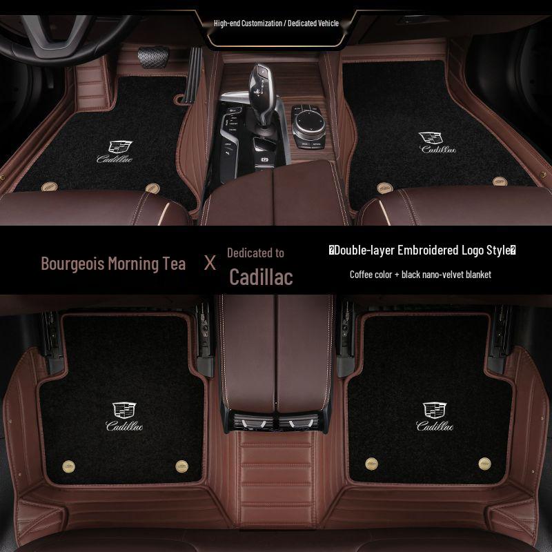 Full Coverage Floor Mats for Cadillac Models: ATSL, CT4, CT5, CT6, Lyriq, XT4, XT5, XT6, XTS, SRX