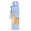 1PC My Cat Understands Better Than You Twin Cats 750ml Color Plastic Sports Water Bottle Leakproof Flip Straw Lid Suitable for Sports Office Home Use
