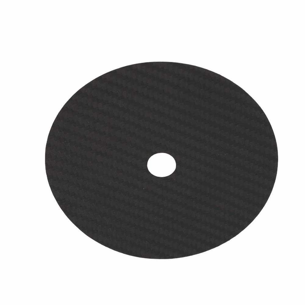120*0.2mm Disc Stabilizer Carbon Fiber Made CD DVD Stabilizer Durable CD Tuning Pad for CD Player