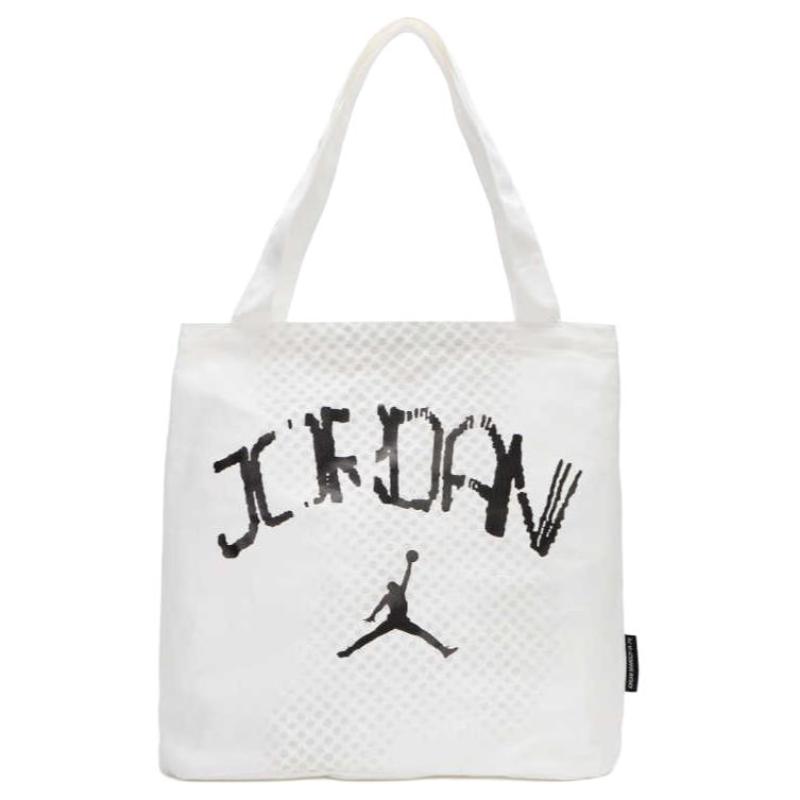 

Jordan Cotton Tote Bag Shopping Bag Handbag Shoulder Bag Unisex White Jordan JD2513106AD-004 белый