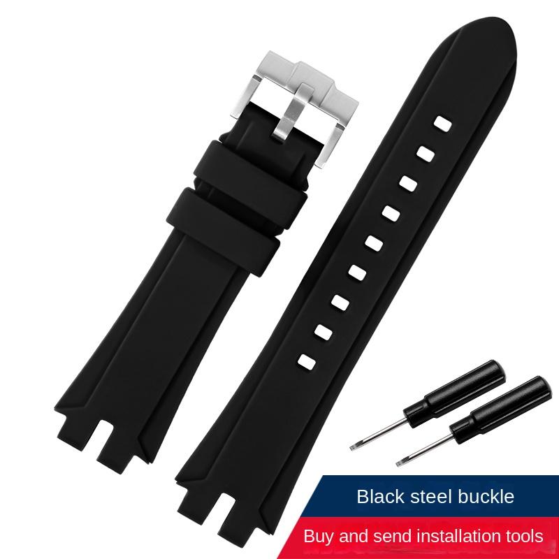 For Casio PROTREK watch strap PRW-6100Y PRW-3000 PRW-3100 PRW-6000Y/YT/FC-1 Men silicone watchband Stainless steel watch buckle