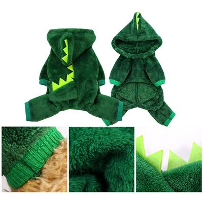 Ropa para Perro Mascota Perros Pequeños y Medianos con Terciopelo Dinosaurio Ropa para Gato Mascota