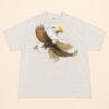Vintage Adler Grafik T-Shirt Natur USA Tierwelt Tee Größe L Unisex T-Shirt