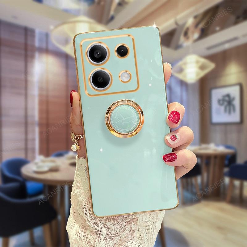 

Poko XF 6 M6pro Роскошный чехол-подставка с кольцом-держателем для Xiaomi Mi Poco X6 M6 F6 Pro 4g 5g X3 Nfc F5 X4 X5 Силиконовая задняя крышка Poco X6 Pro 5g