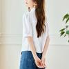 Temperament Lapel Short-sleeved Shirt for Women In Summer New Design Niche Shirt Top