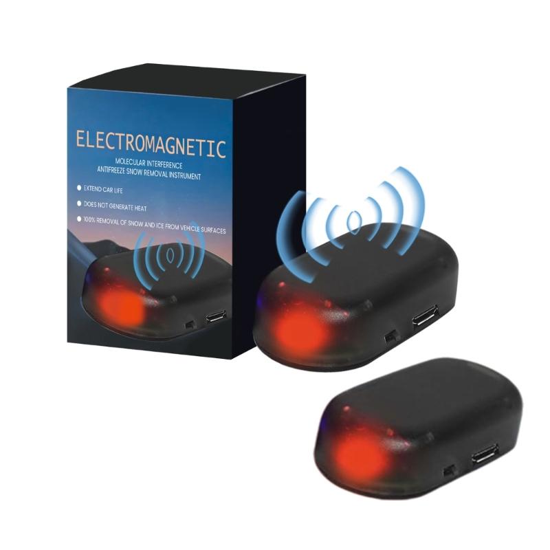 Портативный Мини Автомобильный Очиститель Стекол от Ледяного Наледи Быстродействующий Подходит для Таяния Снега и Льда Компактный Легкий Эффективный Инструмент