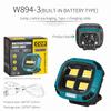 Hook Portable LED Flashlight Rechargeable Camping Hiking Fishing Light with Power Bank Strong Magnetic Adsorption Lantern