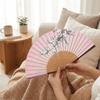 Handheld Fan Vintage Folding Fan Translucent Dance Fan Portable Chinese Hand Fan  Wedding Party