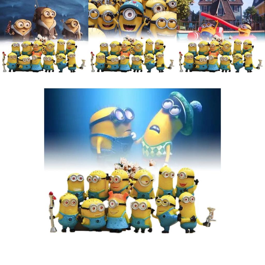 Creative Miniature Pvc Cartoon Figurines For Micro Landscape Succulent Decoration