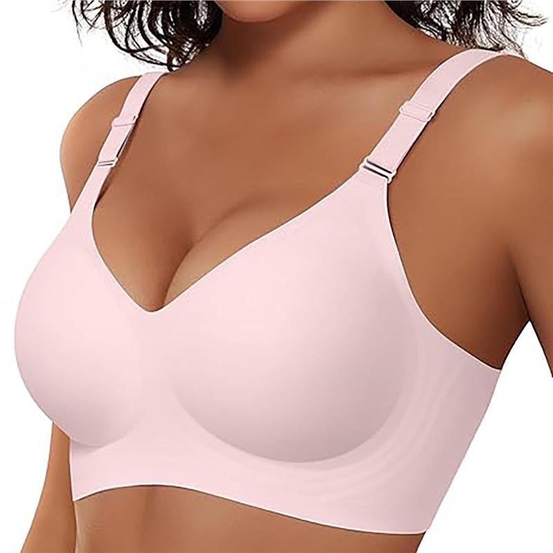 Plus Size Seamless Wire-Free Bra Vest – Anti-Sagging, Smooth European-American Style