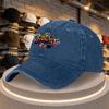 Graffiti Spray Paint Printed Duckbill Baseball Cap  Adjustable Casual Hat for Parties Outdoor Sports  Daily Wear