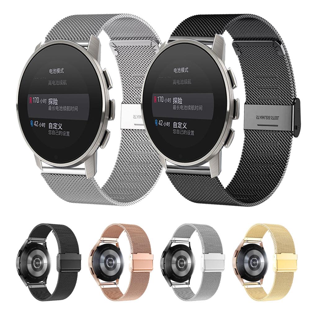 

Charm Stainless Steel Strap For SUUNTO 9 PEAK Metal For SUUNTO 3 Straps Bracelet 20mm 22mm Band Replacement Watchbands Accessories For SUUNTO 9 PEAK