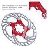 Disc Flotant Șase 160mm Disc de Frână Bicicletă de Munte Accesoriu Ciclism(Negru argintiu )