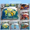 Dog Bedding Man Set Cartoon Comforter Cover Duvet Pillow Case Decoration Bedroom