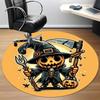 1pc Pumpkin Reaper Office Round Area Rug, Under Office Chairs Bedroom Living Room Home Decor, Room Deco, Available in Various Sizes
