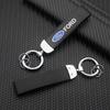 AAAMR1 Car Logo Keychain Printed Keychain For Ford Mustang Focus3 2 Transit Ecosport Edge Fiesta Escape Kuga Mondeo Fusion Keychain