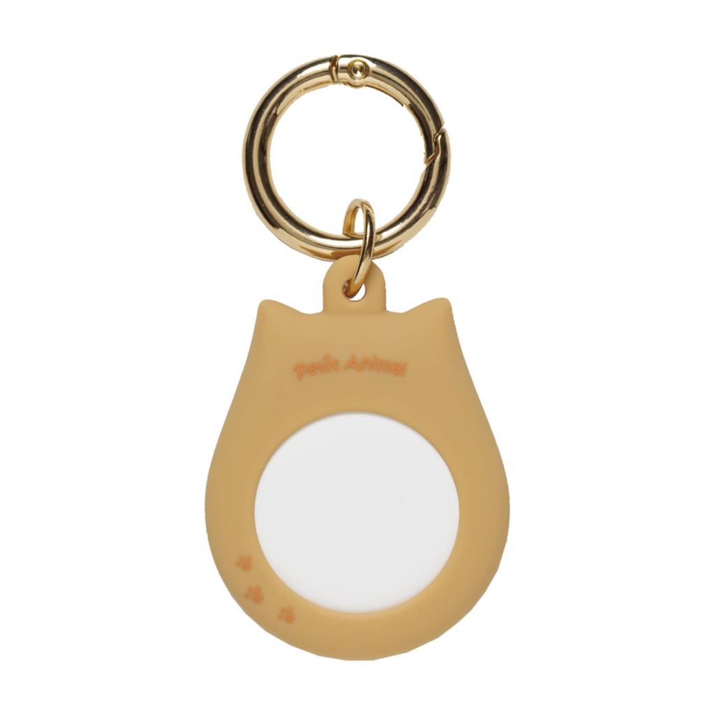 NATURAL design AirTag case key ring Petit Animal (brown tiger)