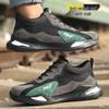 Lao Guanjia Men's Black Steel Toe Safety Shoes 248