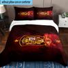3pcs Spain's Royal Emblem Printed Bedding Set Duvet Cover Closure Includes 1 Duvet Cover & 2 Pillowcases Bedding Sets Home Decor Gifts