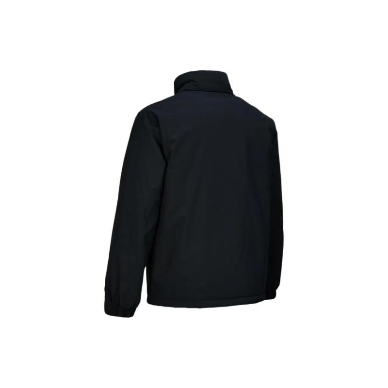 Under Armour Windproof Thick Outdoor Jacket Fleece Lined Windproof Warm Long Pants Casual Sports Suit Unisex Suit Black 24600901-001+24600708-001