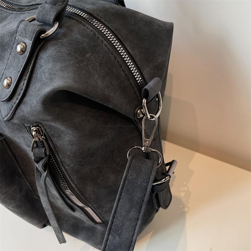 Vintage Women's PU Handbag, Simple Tote Bag, Large-capacity Messenger Bag, Fashionable Large-capacity Daily Handbag, Vintage Style