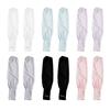 2PCS/Pair Soft Loose Ice Silk Sleeves Long Length UV Protection Sleeves  Summer