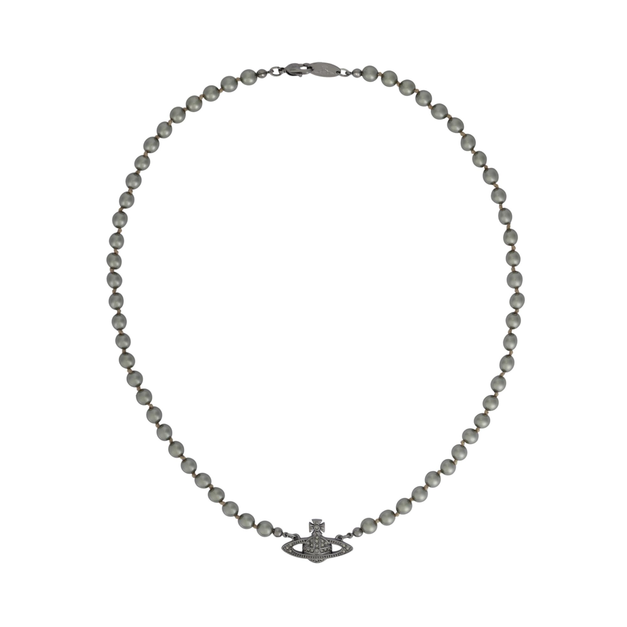 

Vivienne Westwood Mini Bas Relief Saturn Logo Necklace Men necklace Gunmetal 63010100025299S299 Basic Packaging-Dust Bag+Box,F,Black
