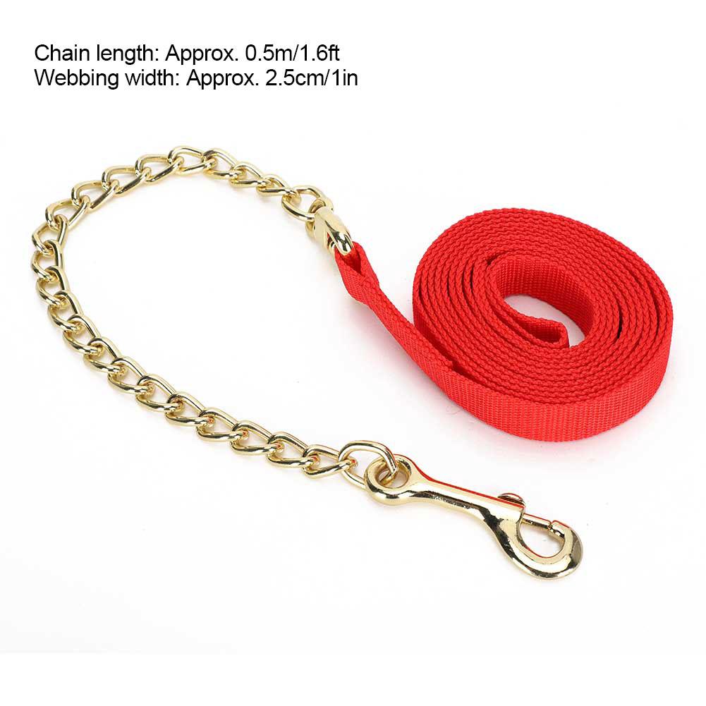 Portable Livestock Horse Headstall Halter Traction Rope Holding Ropes Accessory with Hook