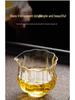 Small Transparent Heat-Resistant Glass Zen Lotus Gong Dao Bei Tea Cup Separator