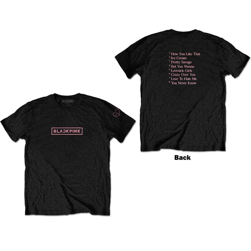 

Футболка унисекс Blackpink The Album Track List