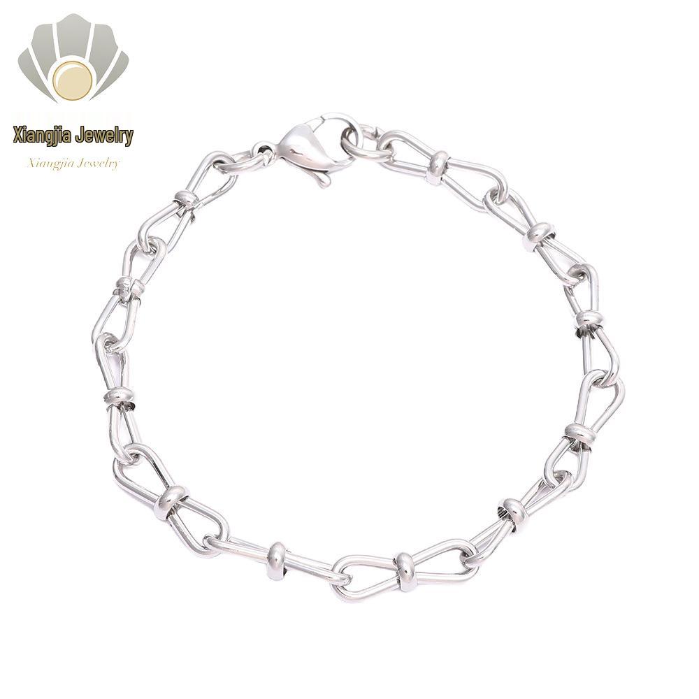 Титановая сталь Кубинская цепь Панк Хип-Хоп Мужской Ретро Браслет