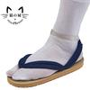 [neko-no-shiro] Geta Sandals with Sponge Soles, Cosplay Shoes, Geta, Anime Cosplay, Halloween Shoes (Size 24cm, Muichiro)
