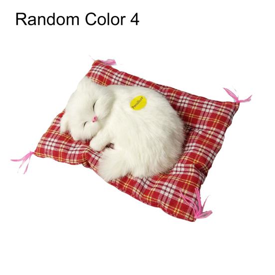 Simulation Mini Cat High Simulation Breathable Birthday Gifts Cloth Pad Plush Cats for Kids