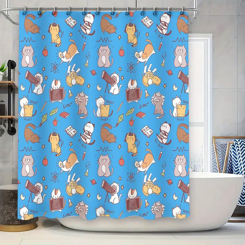 

Vintage Galaxy Space Planet Shower Curtain Nebula Universe Starry Sky Backdrop Washroom Decor W60H190(CM)-1 Pcs