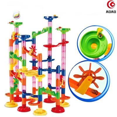 4D Straw Interlocking Educational Toys Plastic Building Block Bricks Set Kids
