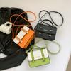 Chic Colorful 2024 Fashion Small Shoulder Bag Women's Texture Handbag Street Style