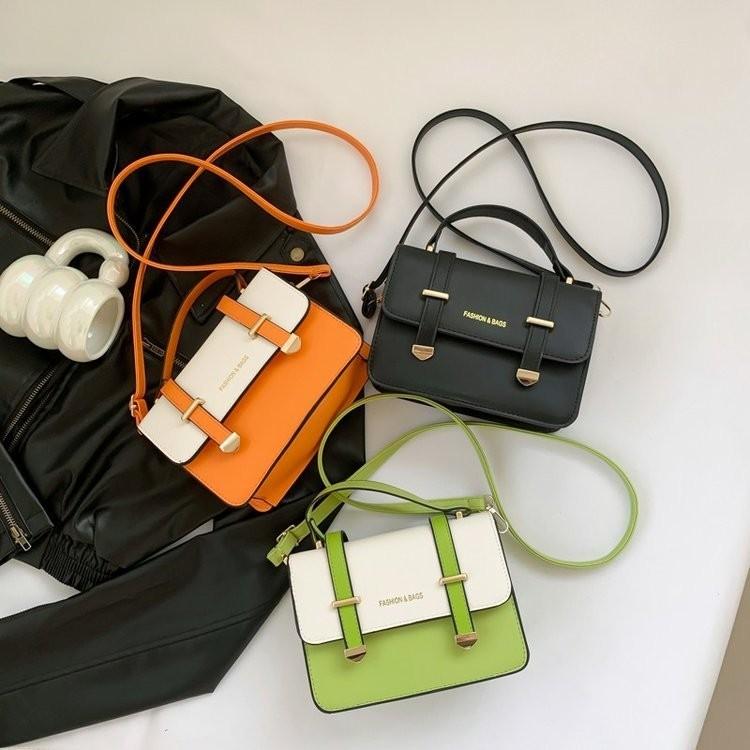 Chic Colorful 2024 Fashion Small Shoulder Bag Women's Texture Handbag Street Style