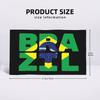 Brazil Flag Text Soft Face Towel Quick Dry Pool Bath Cotton Towels Absorbent