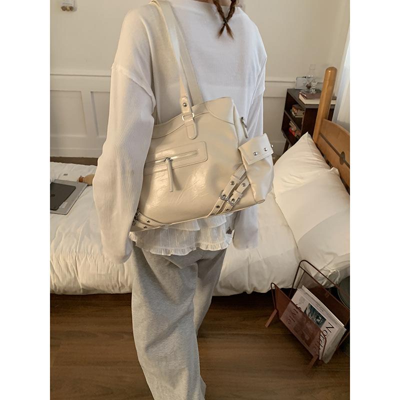 

Retro High-end Large-capacity Bag, Simple Tote Bag, Single-shoulder Commuter Bag