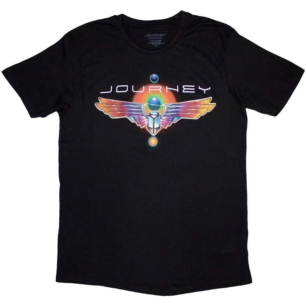 Journey Deco Unisex Black TShirt S