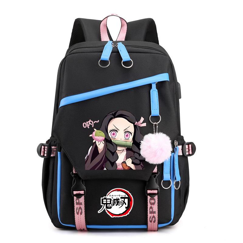 Ghost Annihilation Blade Peripheral Trend Backpack Large Capacity Waterproof Student Versatile School Bag