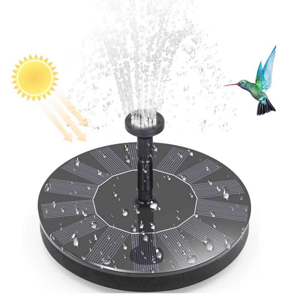 

MEIERDE SF001 Solar Powered Circular Fountain Outdoor Pool Floating Fountain Courtyard Brushless Submersible Pump for Garden Decoration Type A
