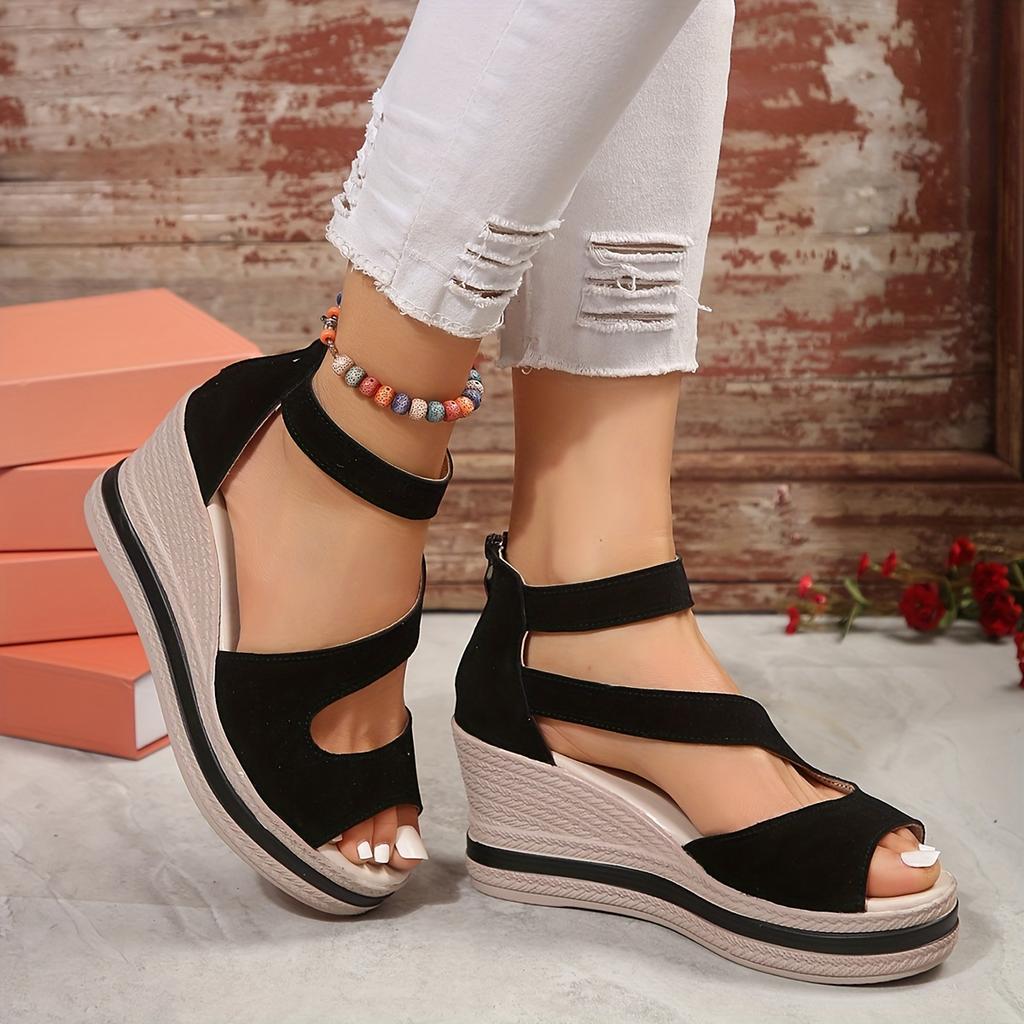 Women's Fashion High Heels, Zippered Dress Shoes