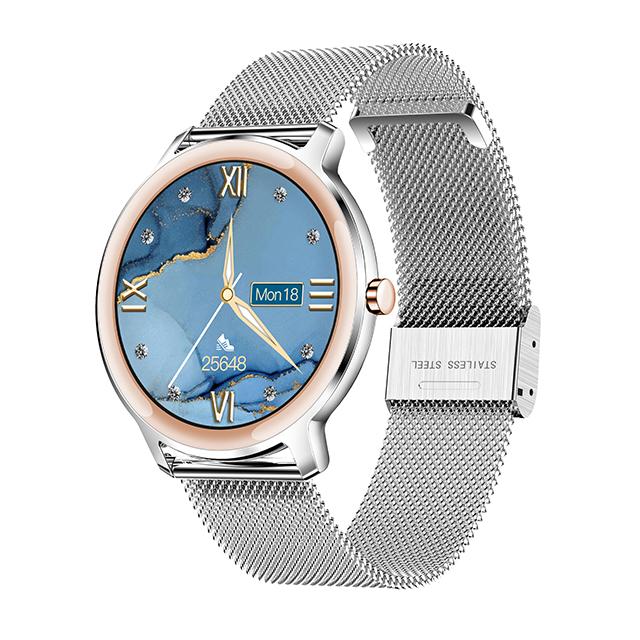 R18 7m Super Slim Women Smart Watch Full Touch Screen Heart Rate Monitor Blood Pressure Smartwatch For Android Ios Kw10
