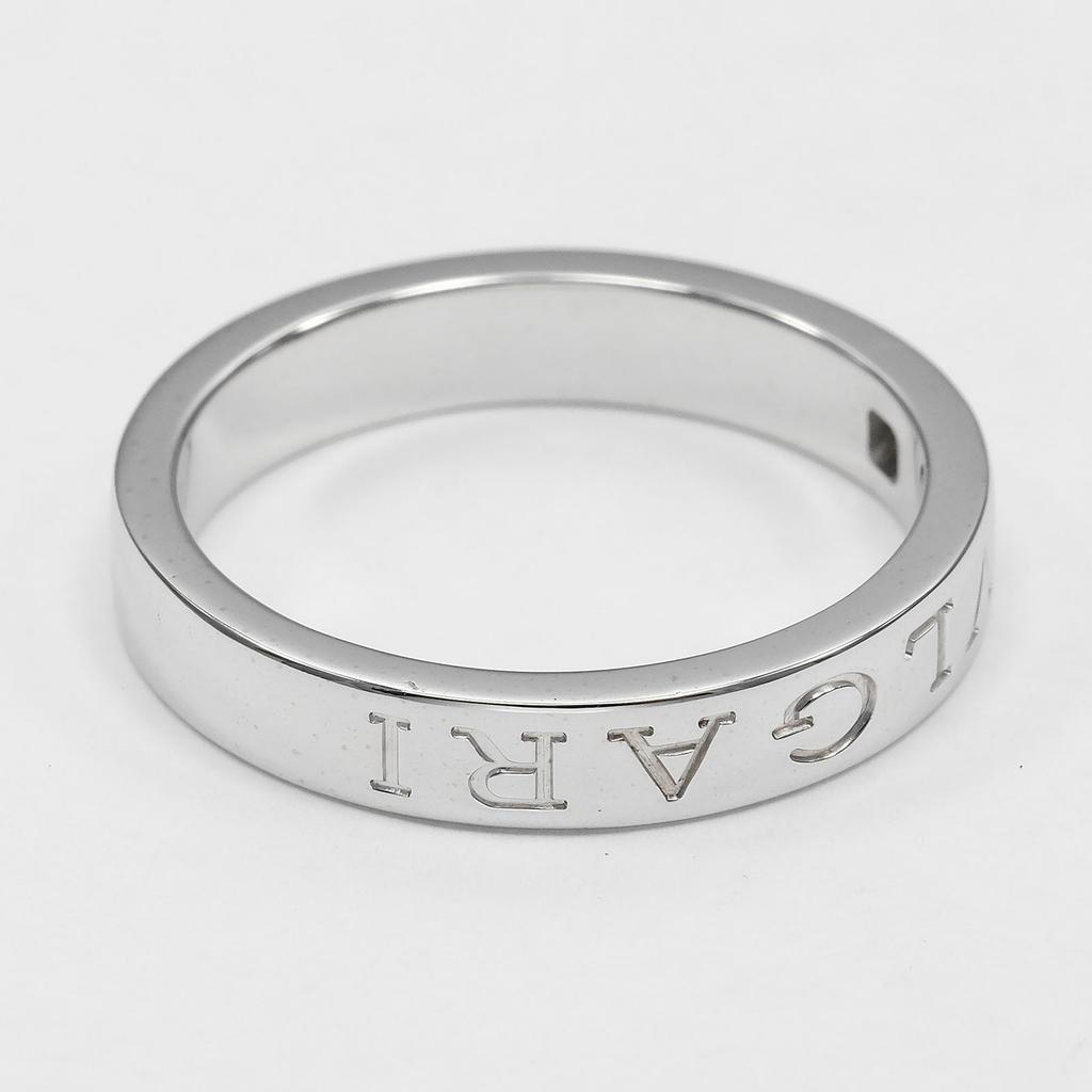BVLGARI B.zero1 Essential Ring K18 white gold/diamond #9.0(US Size) 6.8g mens Used