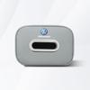 W151Car Tissue Box Car Interior Accessories For Volkswagen Golf Passat B6 Amarok T5 Tiguan Leather Tissue Storage Bag Kleenex Case